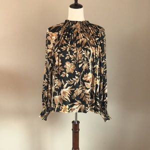 H&M Printed Blouse Size 12